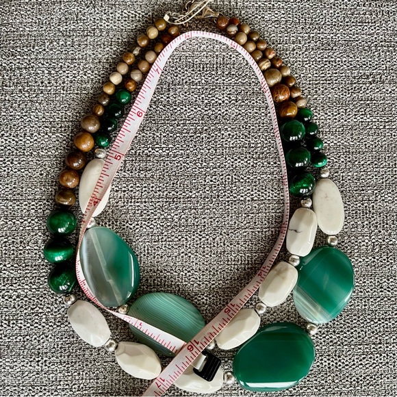 NWT Barse Agate Jasper & tigers eye necklace; Sterling silver; Genuine stone - Picture 7 of 7